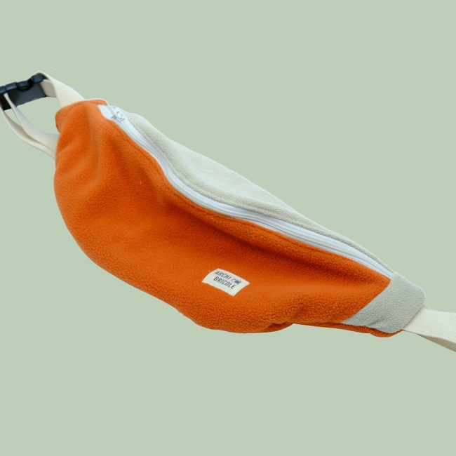 banane grand format - polaire orange